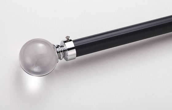 Καλή τιμή. aluminum material silent to slide curtain rod with crystal end cap Διαδικτυακά
