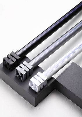 Καλή τιμή. Thickened mute aluminum alloy bracket side perforated curtain track single pole double pole Διαδικτυακά