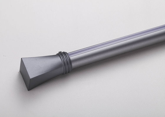 Καλή τιμή. Thickened aluminum alloy curtain pole octagonal Roman bar track double bar top mounting side mounting ring plug bracket Διαδικτυακά